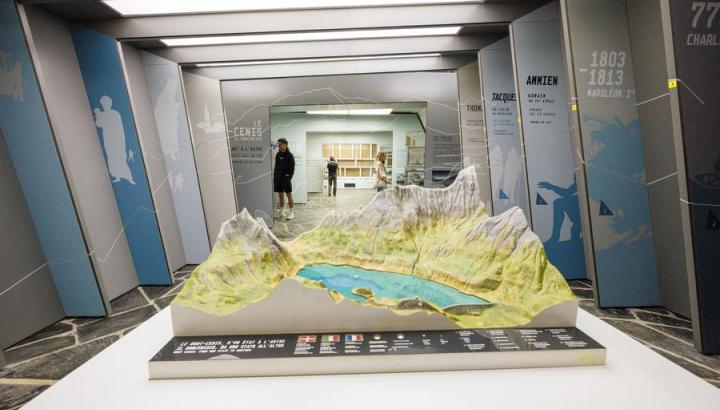 Musée de la Pyramide du Mont-Cenis_Val-Cenis - La maquette du site du Mont Cenis