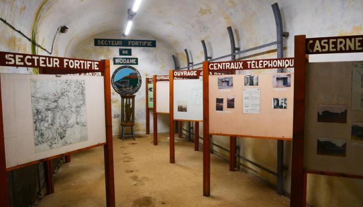 Le Fort Saint-Gobain à Villarodin-Bourget - Panneaux explicatifs