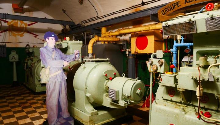 Le Fort Saint-Gobain à Villarodin-Bourget - La salle des machines
