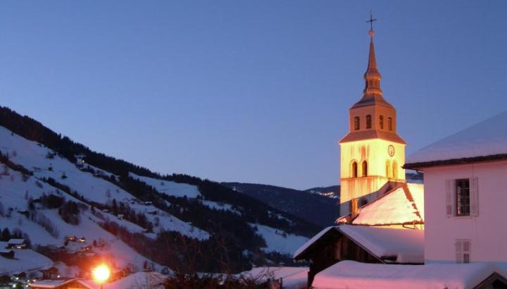 Eglise d'Arêches - Eglise d'Arêches en hiver