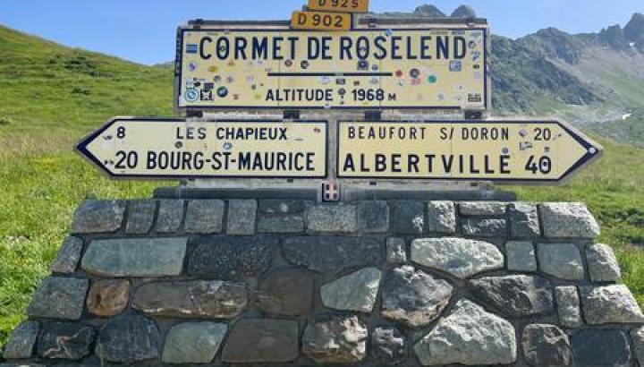 Le Cormet de Roselend_Arêches-Beaufort - Panneaux indicateurs Cormet de Roselend