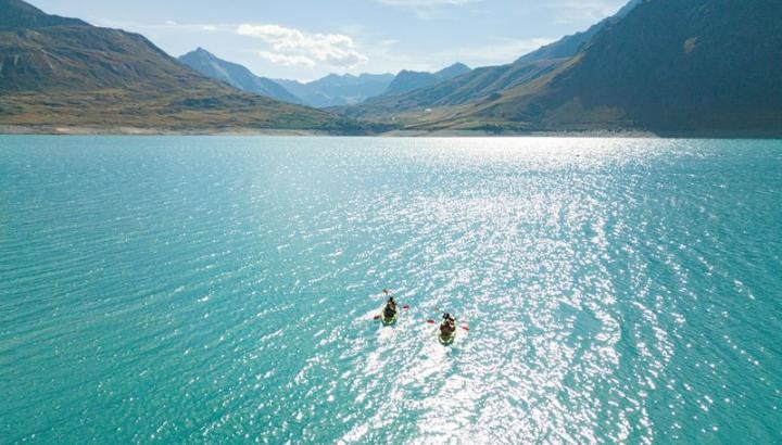 Lac du Mont-Cenis en été - Découverte en kayak du lac du Mont-Cenis