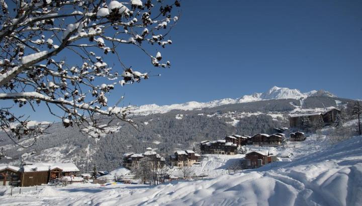 Montchavin village - Vue enneigé du village de Montchavin