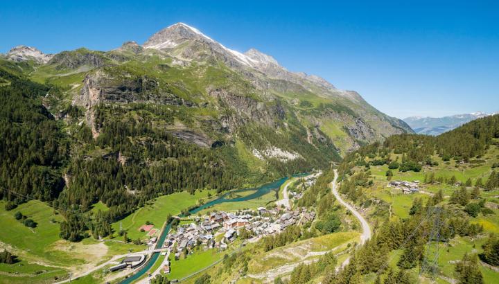 Vue aérienne été - Les Brévières