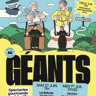 Affiche spectacle Un appétit de Géants 2026
