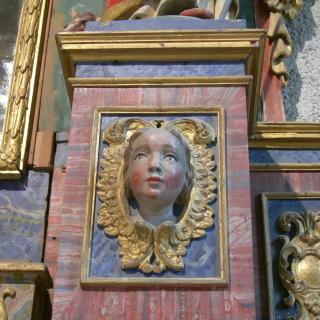 Tignes, décor de l'église Saint-Jacques