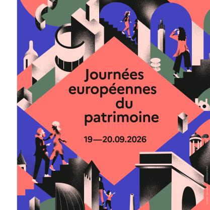 affiche des JEP 2026 : création graphique de Jean Leblanc