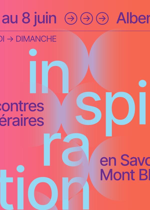 affiche rencontres littéraires de la Fondation Facim