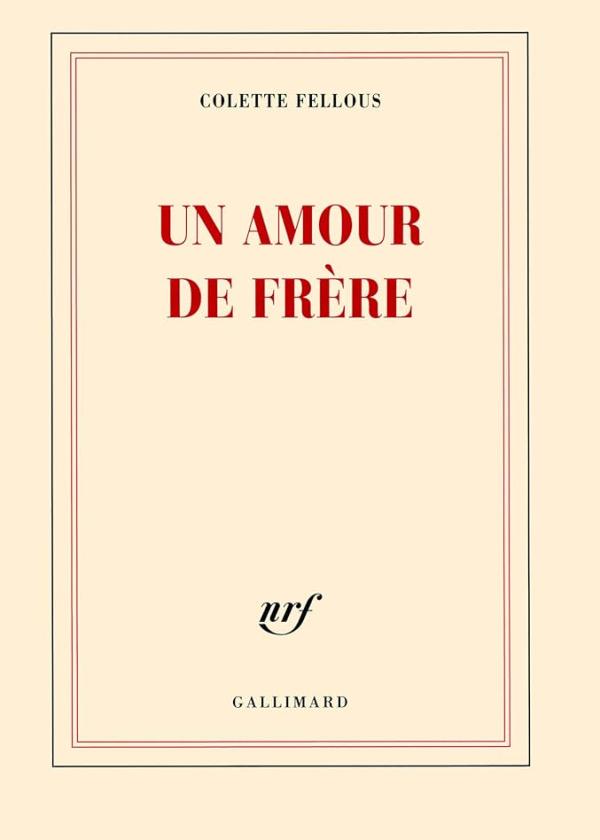 couverture du livre Un amour de frère