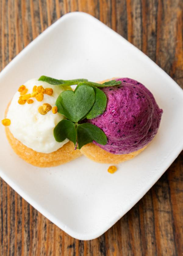 Boules de glace désignées par Perrine Bettin