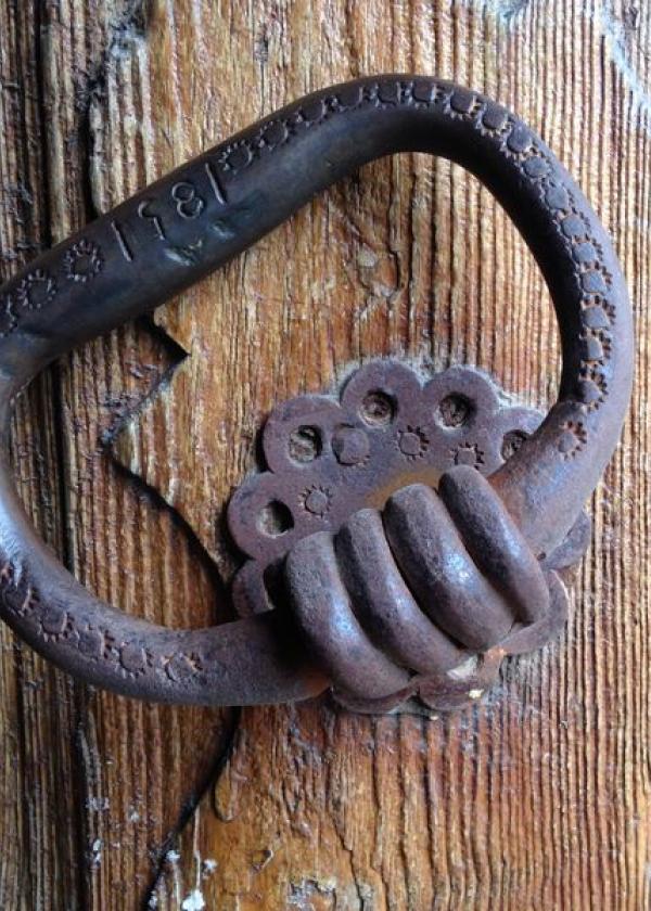 Poignée de porte ancienne
