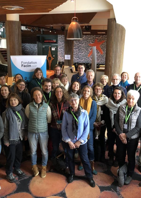 photo d'équipe de la Fondation Facim