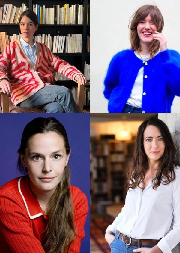 Les autrices Gabrielle de Tournemire, Colombe Boncenne, Maëlle Réat et Sophie de Baere